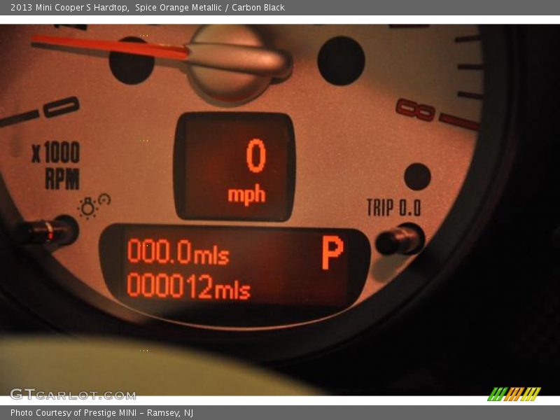 Spice Orange Metallic / Carbon Black 2013 Mini Cooper S Hardtop