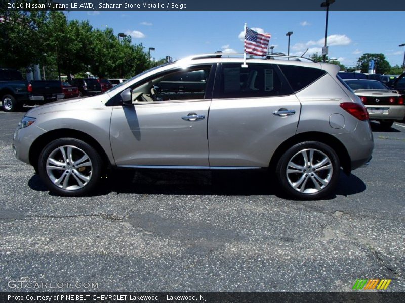 Saharan Stone Metallic / Beige 2010 Nissan Murano LE AWD