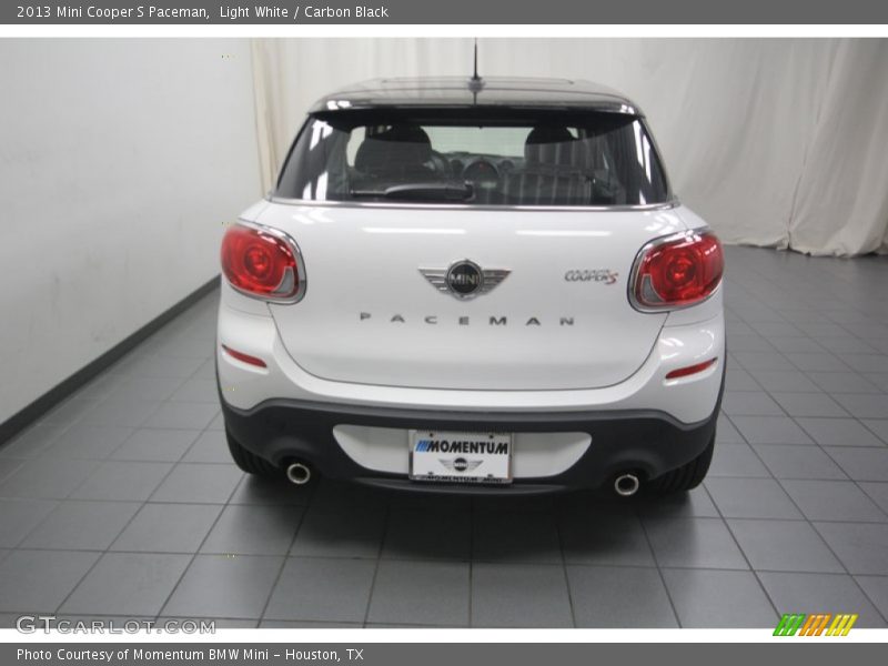 Light White / Carbon Black 2013 Mini Cooper S Paceman