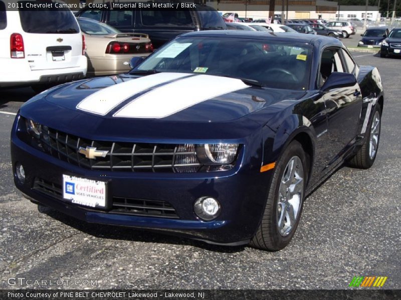 Imperial Blue Metallic / Black 2011 Chevrolet Camaro LT Coupe