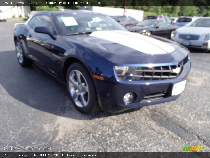 Imperial Blue Metallic / Black 2011 Chevrolet Camaro LT Coupe