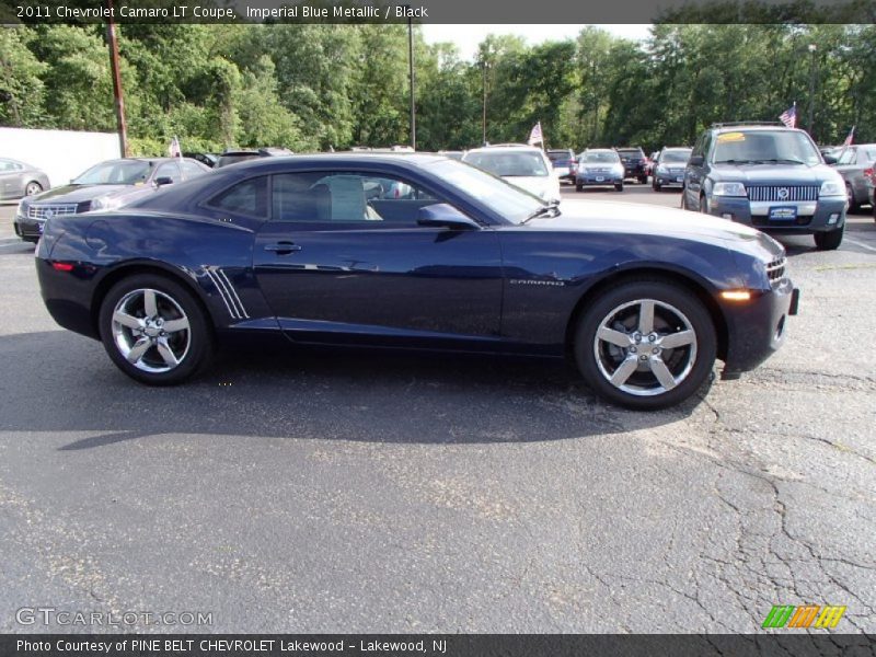 Imperial Blue Metallic / Black 2011 Chevrolet Camaro LT Coupe