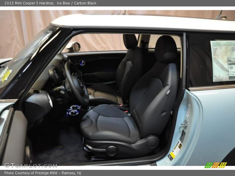 Ice Blue / Carbon Black 2013 Mini Cooper S Hardtop