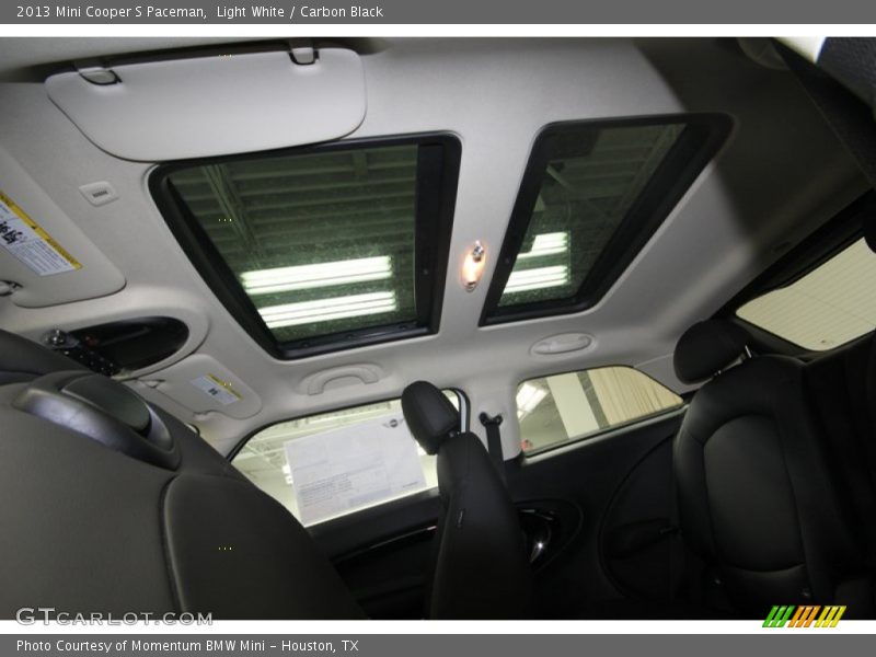 Light White / Carbon Black 2013 Mini Cooper S Paceman