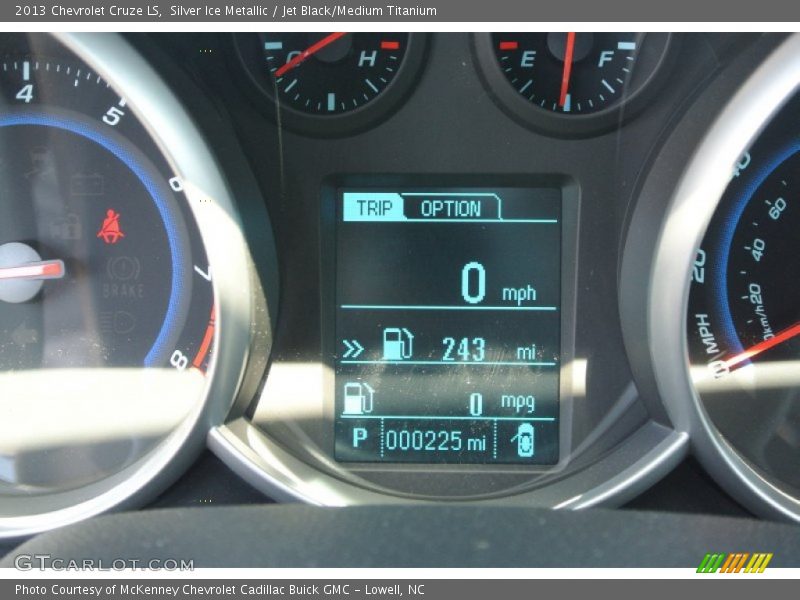 Silver Ice Metallic / Jet Black/Medium Titanium 2013 Chevrolet Cruze LS
