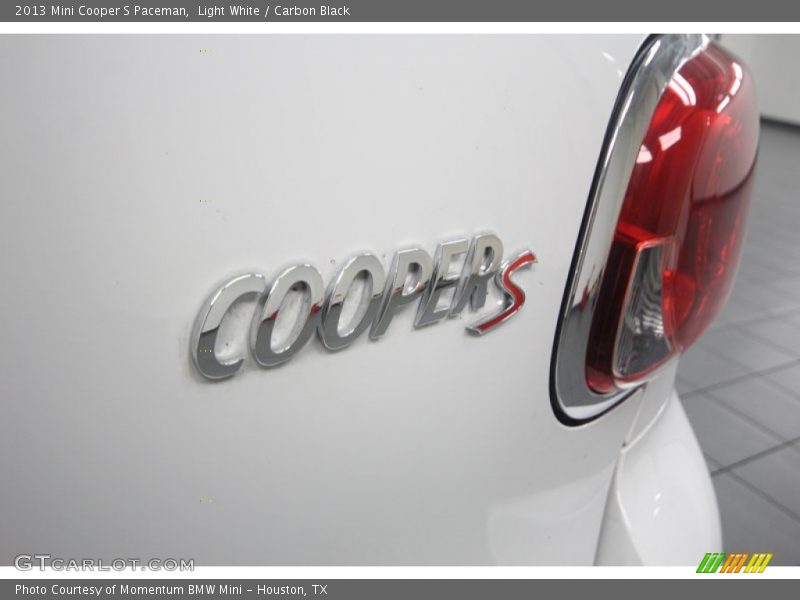 Light White / Carbon Black 2013 Mini Cooper S Paceman