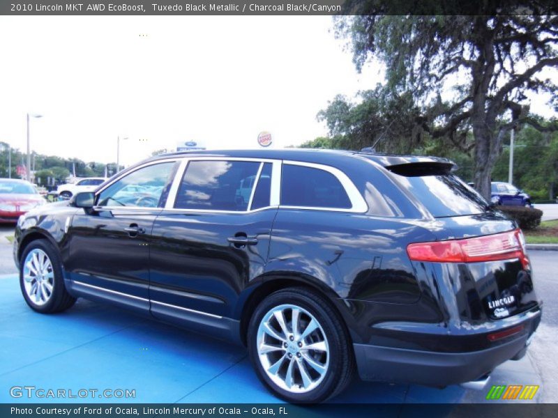 Tuxedo Black Metallic / Charcoal Black/Canyon 2010 Lincoln MKT AWD EcoBoost
