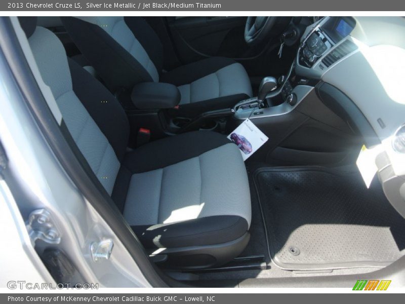 Silver Ice Metallic / Jet Black/Medium Titanium 2013 Chevrolet Cruze LS