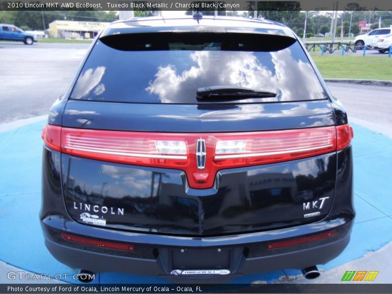 Tuxedo Black Metallic / Charcoal Black/Canyon 2010 Lincoln MKT AWD EcoBoost