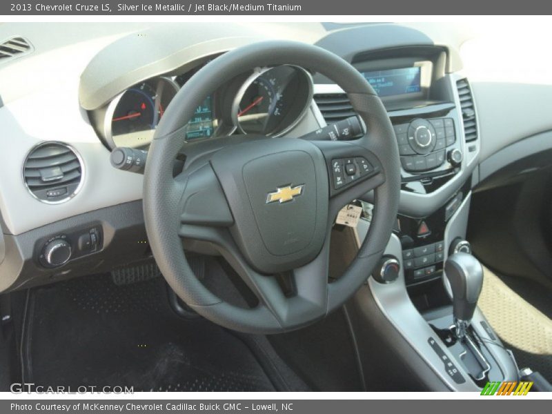 Silver Ice Metallic / Jet Black/Medium Titanium 2013 Chevrolet Cruze LS