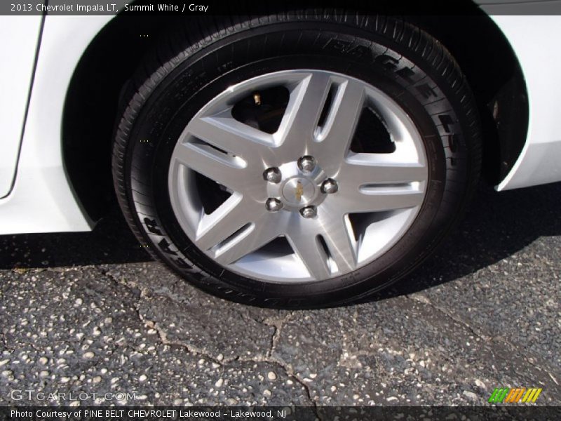 Summit White / Gray 2013 Chevrolet Impala LT