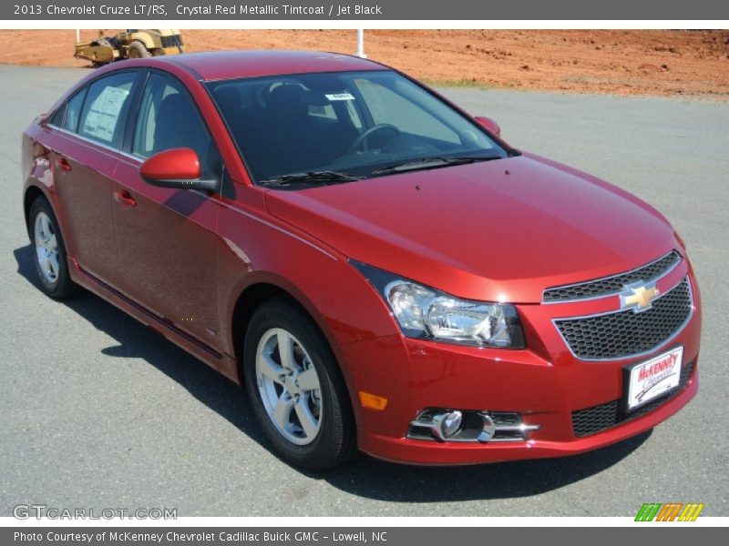 Crystal Red Metallic Tintcoat / Jet Black 2013 Chevrolet Cruze LT/RS