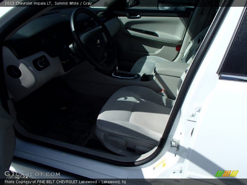 Summit White / Gray 2013 Chevrolet Impala LT