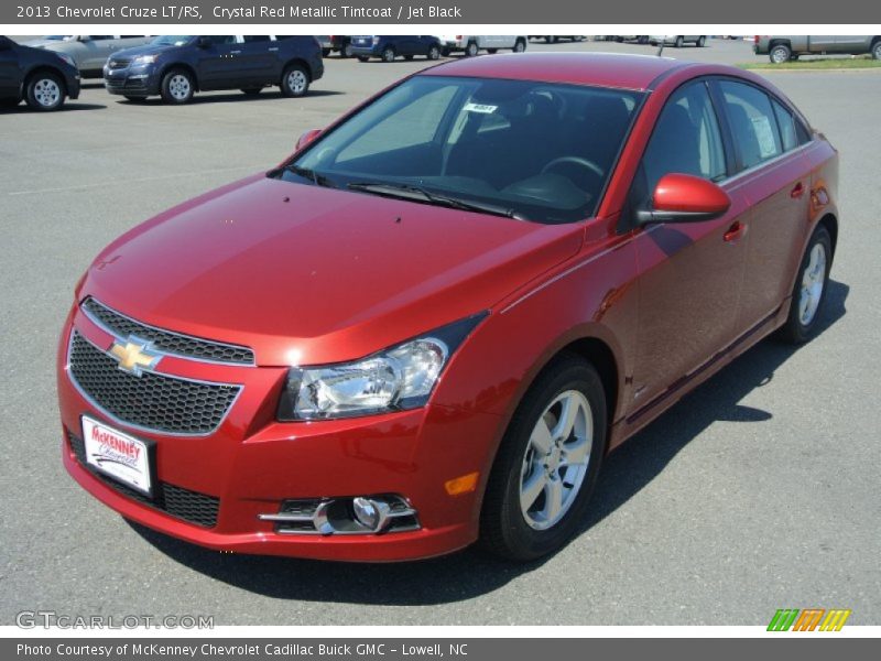 Crystal Red Metallic Tintcoat / Jet Black 2013 Chevrolet Cruze LT/RS
