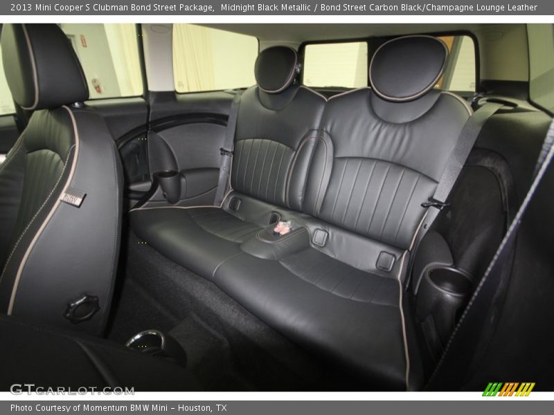 Rear Seat of 2013 Cooper S Clubman Bond Street Package
