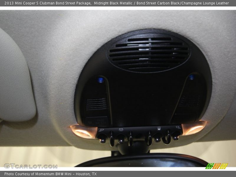 Midnight Black Metallic / Bond Street Carbon Black/Champagne Lounge Leather 2013 Mini Cooper S Clubman Bond Street Package
