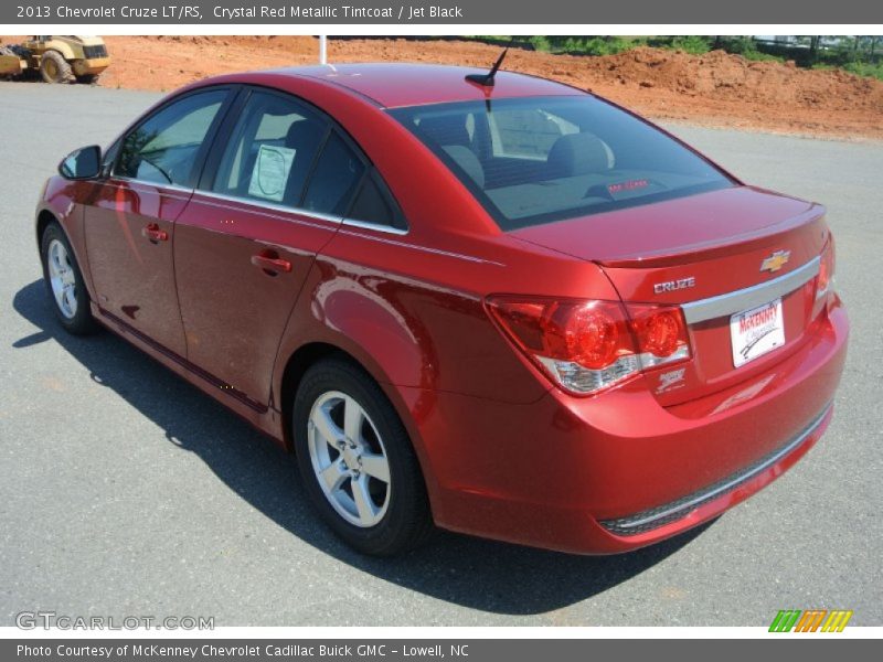 Crystal Red Metallic Tintcoat / Jet Black 2013 Chevrolet Cruze LT/RS
