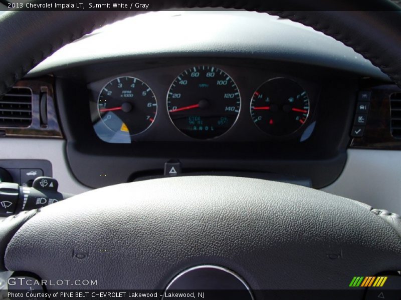 Summit White / Gray 2013 Chevrolet Impala LT