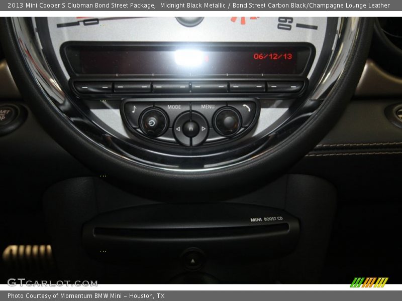 Midnight Black Metallic / Bond Street Carbon Black/Champagne Lounge Leather 2013 Mini Cooper S Clubman Bond Street Package
