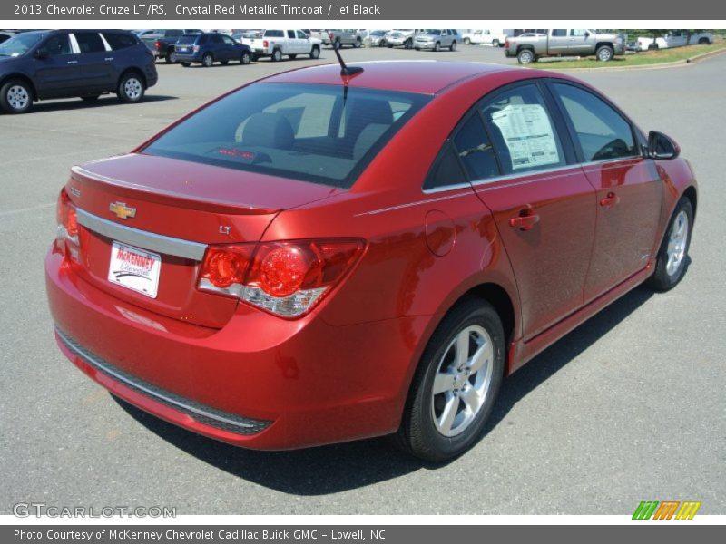 Crystal Red Metallic Tintcoat / Jet Black 2013 Chevrolet Cruze LT/RS