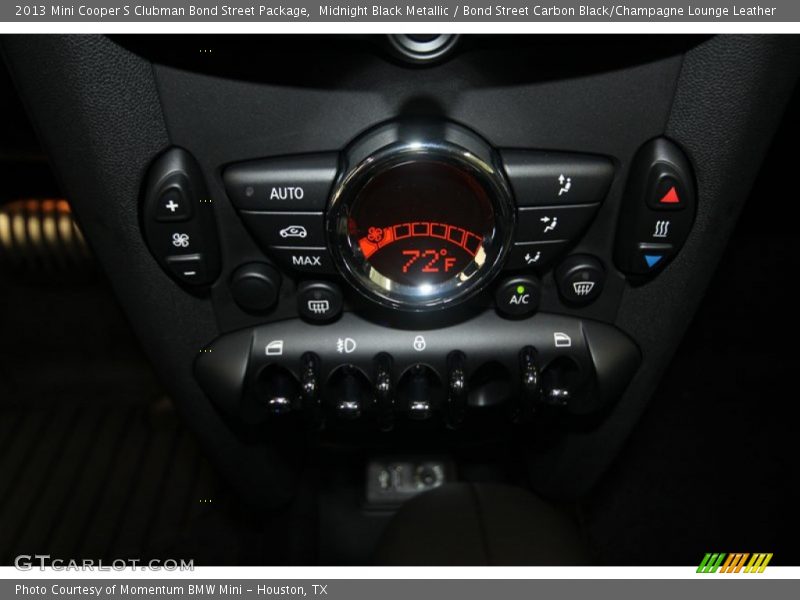 Controls of 2013 Cooper S Clubman Bond Street Package