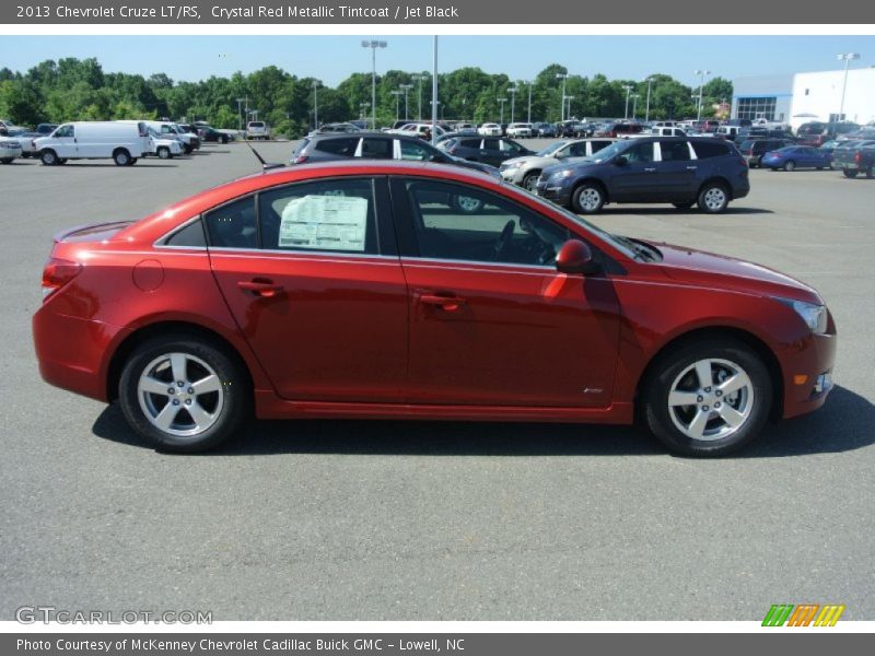 Crystal Red Metallic Tintcoat / Jet Black 2013 Chevrolet Cruze LT/RS