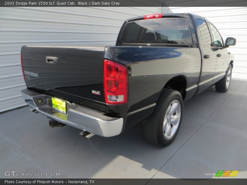 Black / Dark Slate Gray 2003 Dodge Ram 1500 SLT Quad Cab