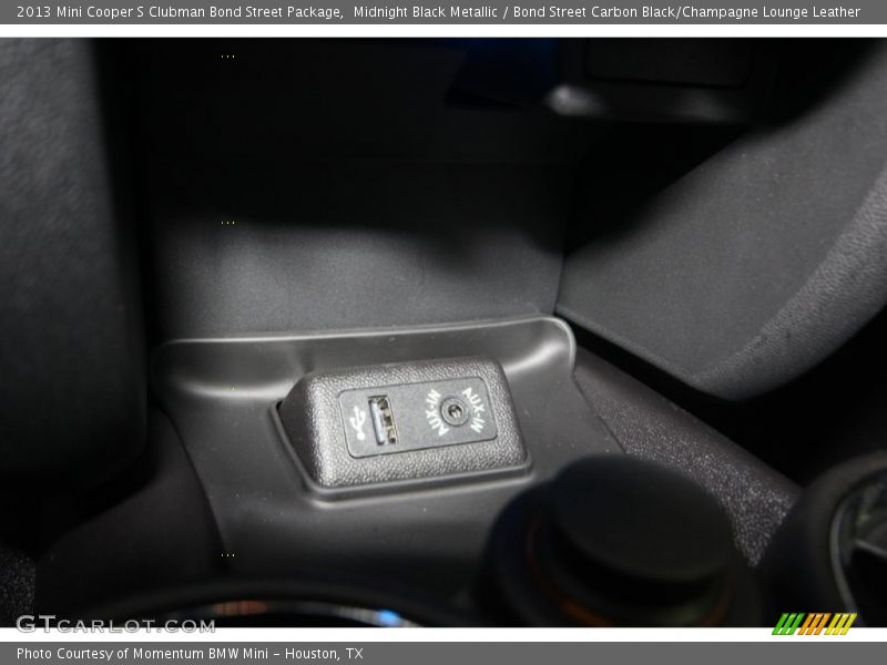 Midnight Black Metallic / Bond Street Carbon Black/Champagne Lounge Leather 2013 Mini Cooper S Clubman Bond Street Package