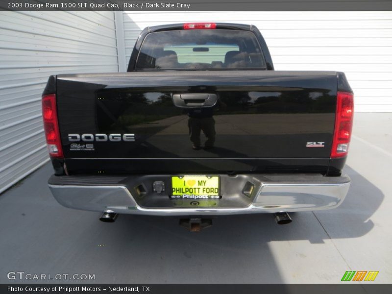 Black / Dark Slate Gray 2003 Dodge Ram 1500 SLT Quad Cab