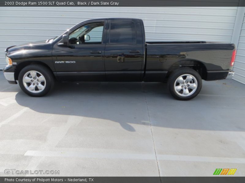 Black / Dark Slate Gray 2003 Dodge Ram 1500 SLT Quad Cab