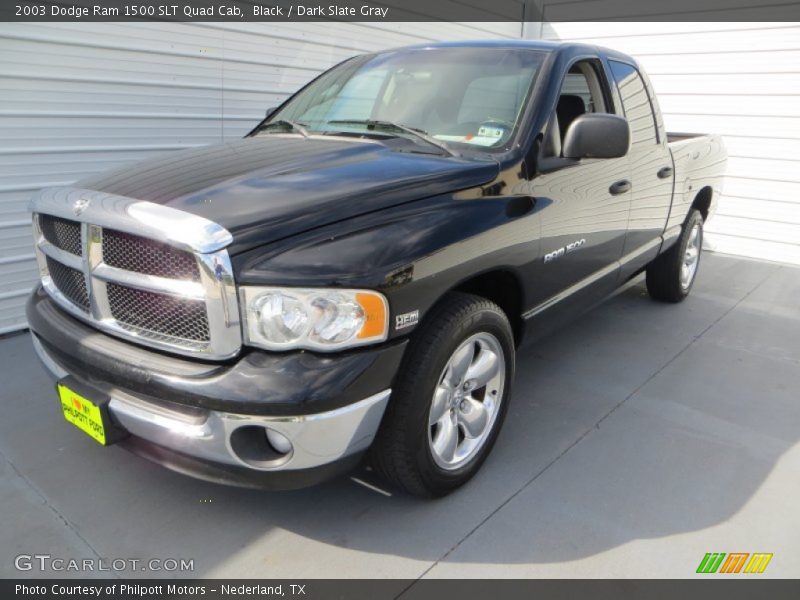 Black / Dark Slate Gray 2003 Dodge Ram 1500 SLT Quad Cab