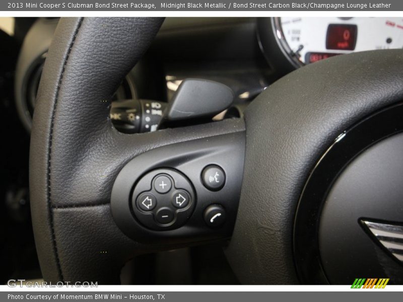 Controls of 2013 Cooper S Clubman Bond Street Package