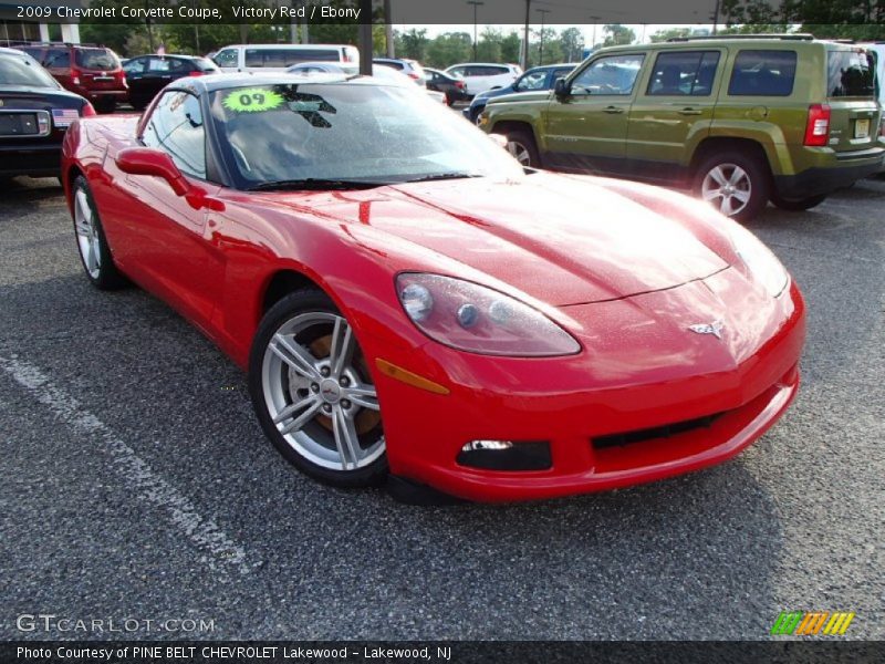 Victory Red / Ebony 2009 Chevrolet Corvette Coupe