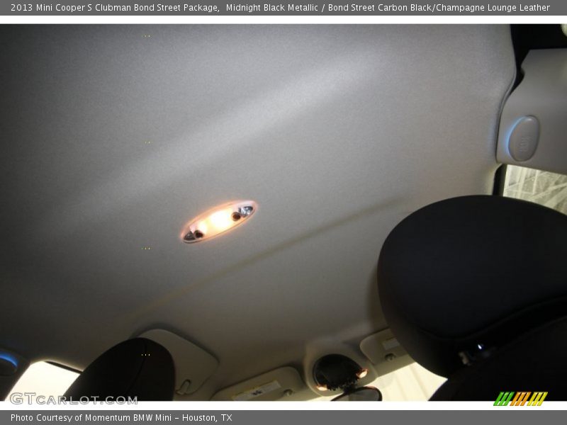 Midnight Black Metallic / Bond Street Carbon Black/Champagne Lounge Leather 2013 Mini Cooper S Clubman Bond Street Package
