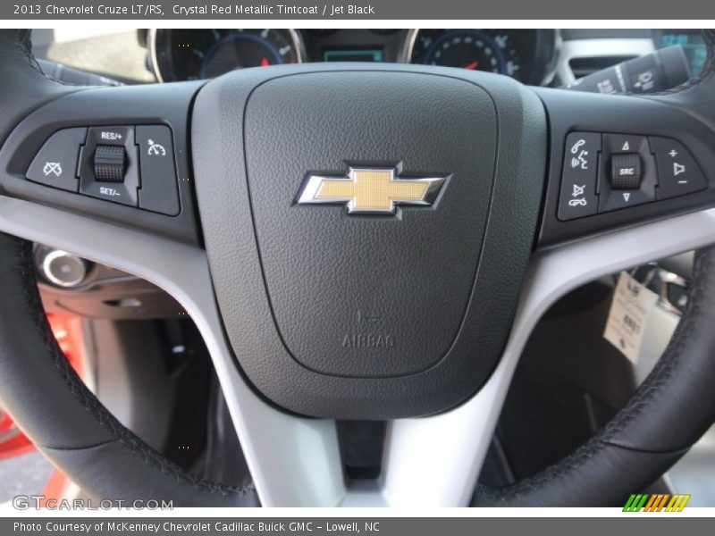 Crystal Red Metallic Tintcoat / Jet Black 2013 Chevrolet Cruze LT/RS