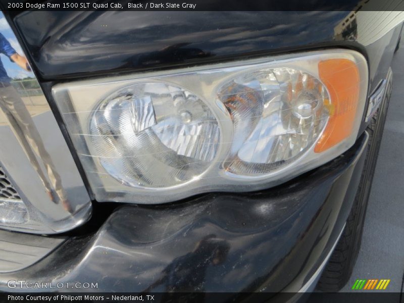 Black / Dark Slate Gray 2003 Dodge Ram 1500 SLT Quad Cab