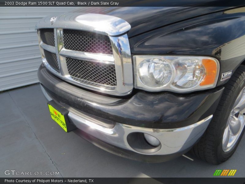 Black / Dark Slate Gray 2003 Dodge Ram 1500 SLT Quad Cab
