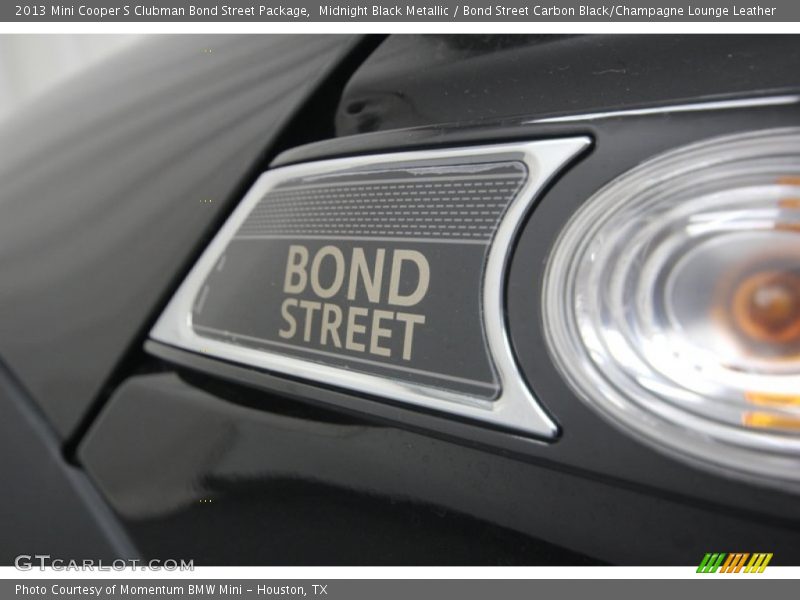 Midnight Black Metallic / Bond Street Carbon Black/Champagne Lounge Leather 2013 Mini Cooper S Clubman Bond Street Package