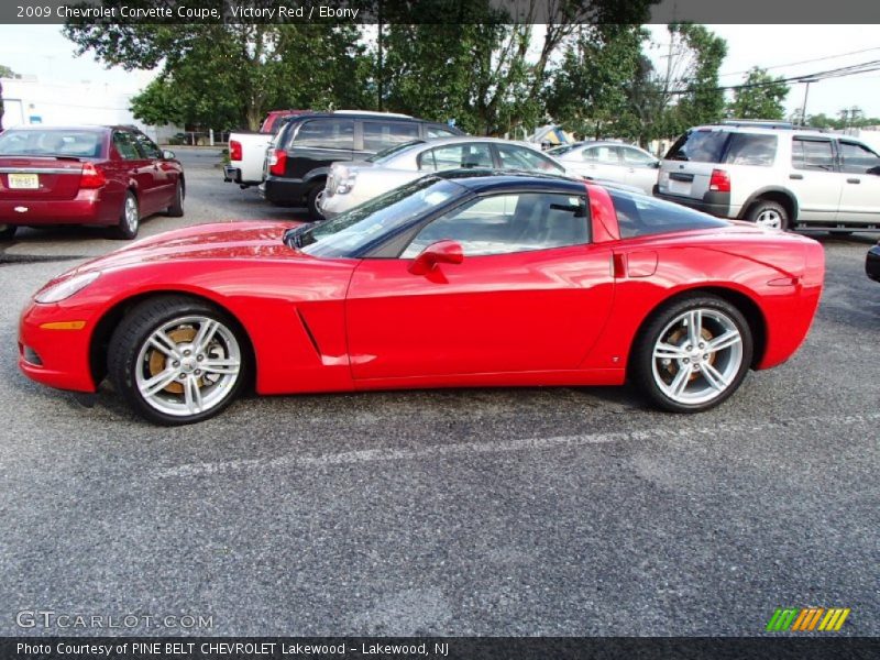 Victory Red / Ebony 2009 Chevrolet Corvette Coupe