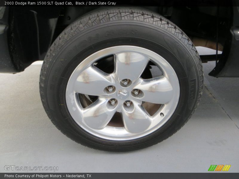 Black / Dark Slate Gray 2003 Dodge Ram 1500 SLT Quad Cab