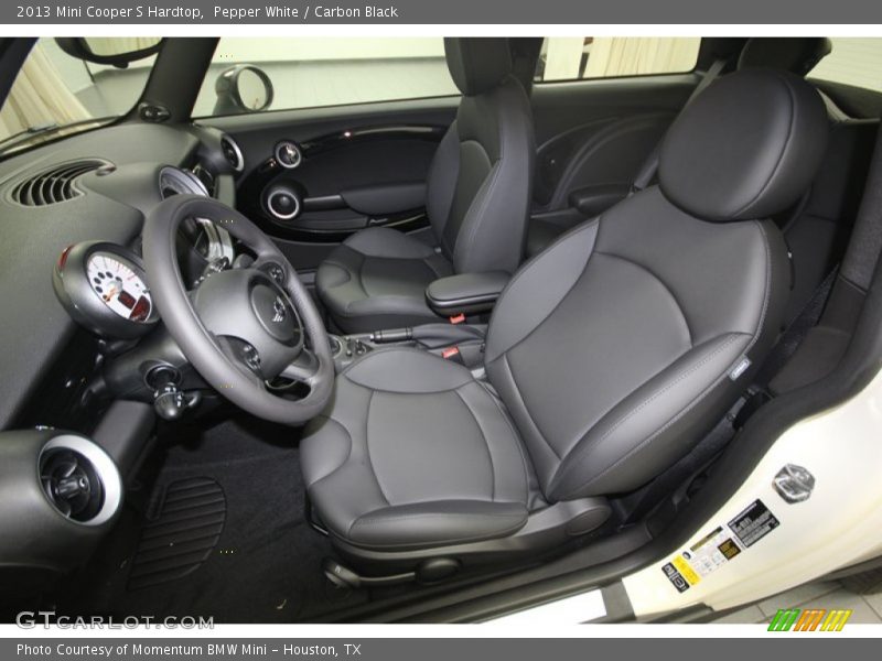 Pepper White / Carbon Black 2013 Mini Cooper S Hardtop