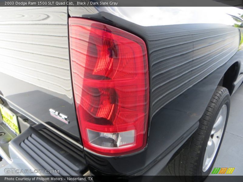 Black / Dark Slate Gray 2003 Dodge Ram 1500 SLT Quad Cab