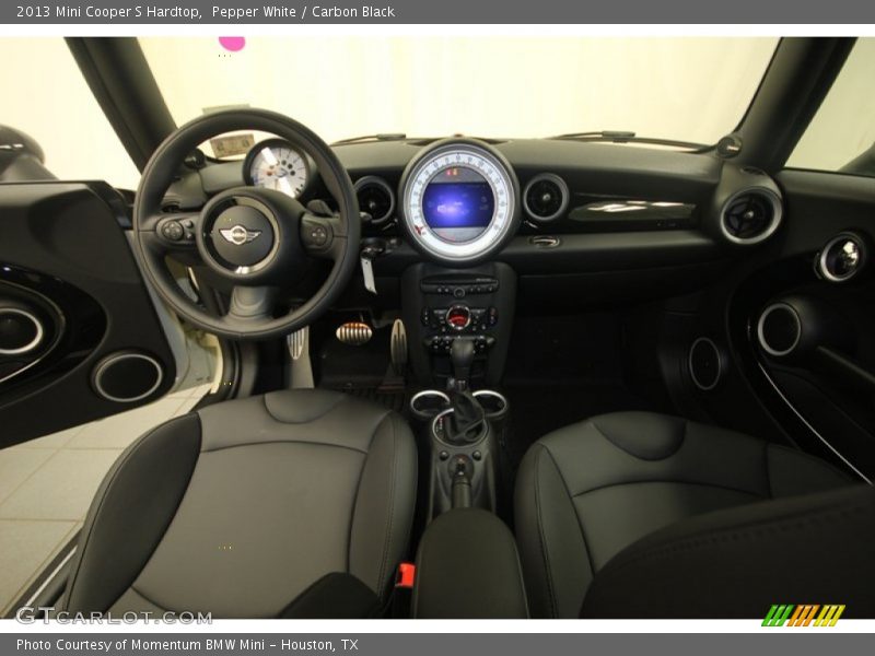 Pepper White / Carbon Black 2013 Mini Cooper S Hardtop