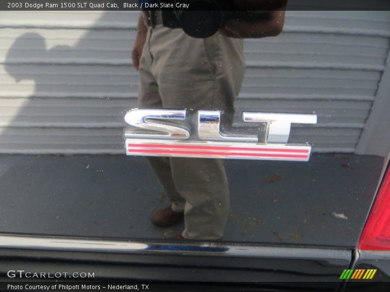 Black / Dark Slate Gray 2003 Dodge Ram 1500 SLT Quad Cab