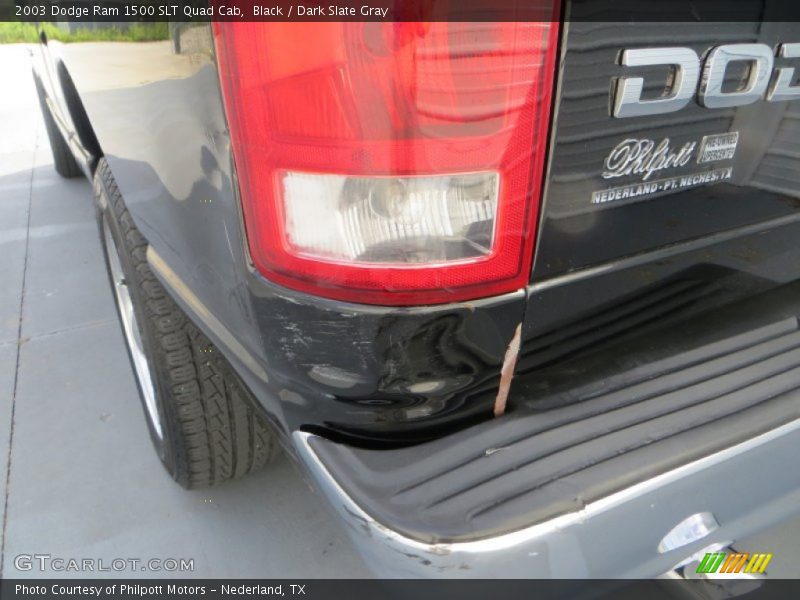 Black / Dark Slate Gray 2003 Dodge Ram 1500 SLT Quad Cab