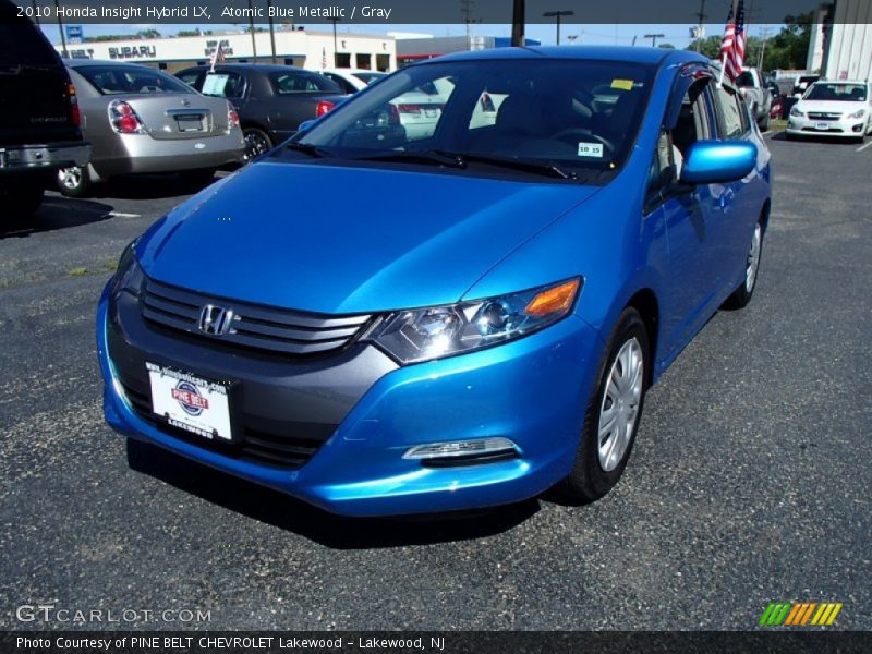 Atomic Blue Metallic / Gray 2010 Honda Insight Hybrid LX