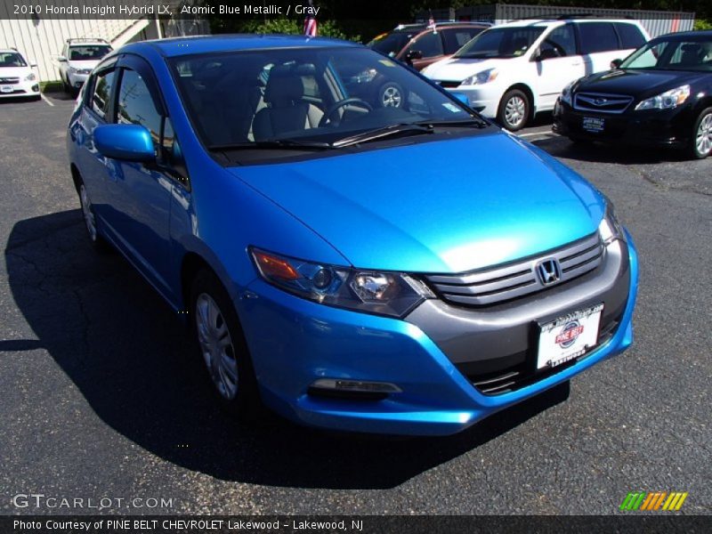 Atomic Blue Metallic / Gray 2010 Honda Insight Hybrid LX
