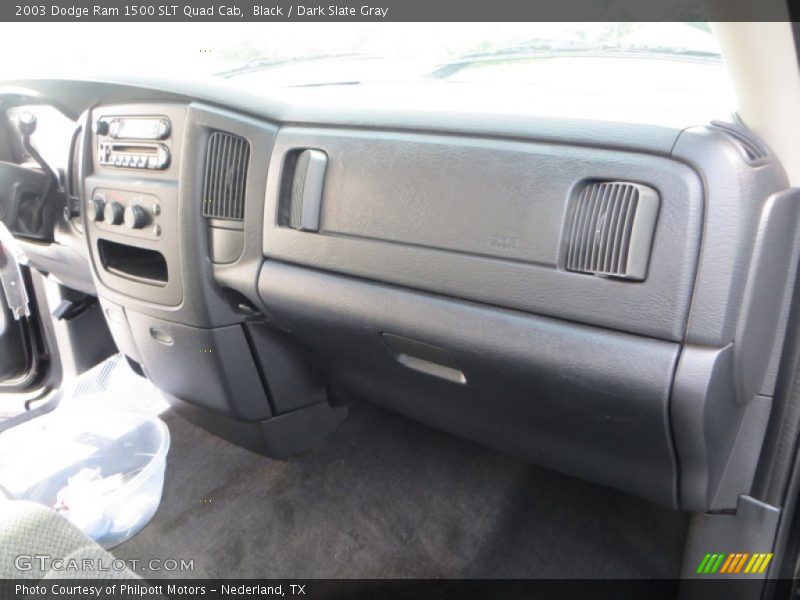 Black / Dark Slate Gray 2003 Dodge Ram 1500 SLT Quad Cab