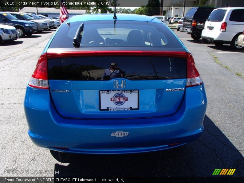 Atomic Blue Metallic / Gray 2010 Honda Insight Hybrid LX