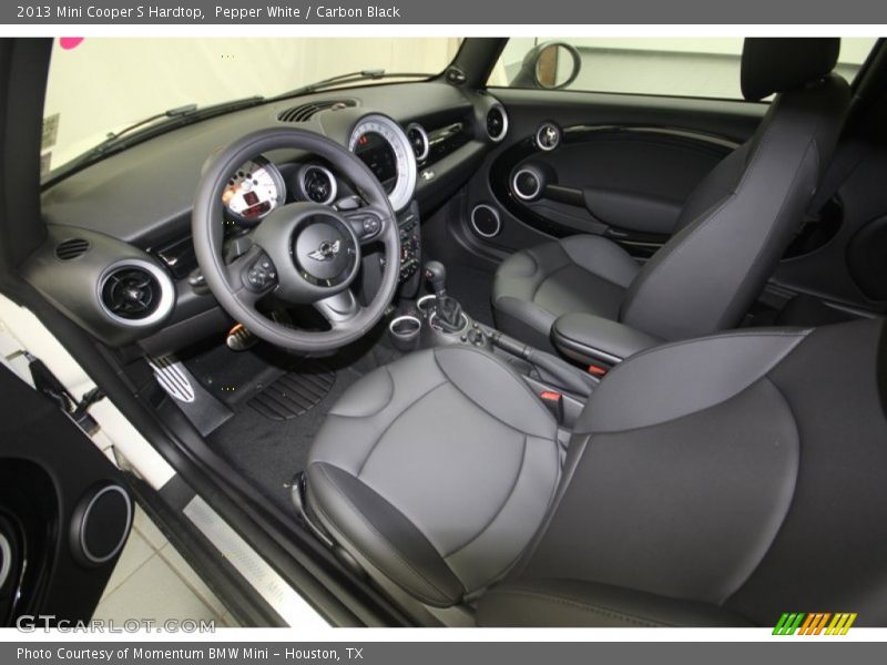 Pepper White / Carbon Black 2013 Mini Cooper S Hardtop